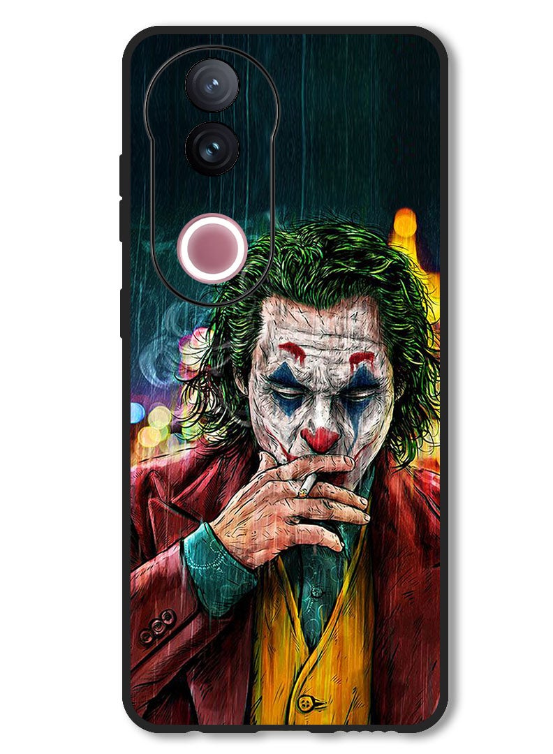 Theodor Case Compatible with Vivo V50 Protection Shockproof Bumper Cover Joker Smoking - Image 1