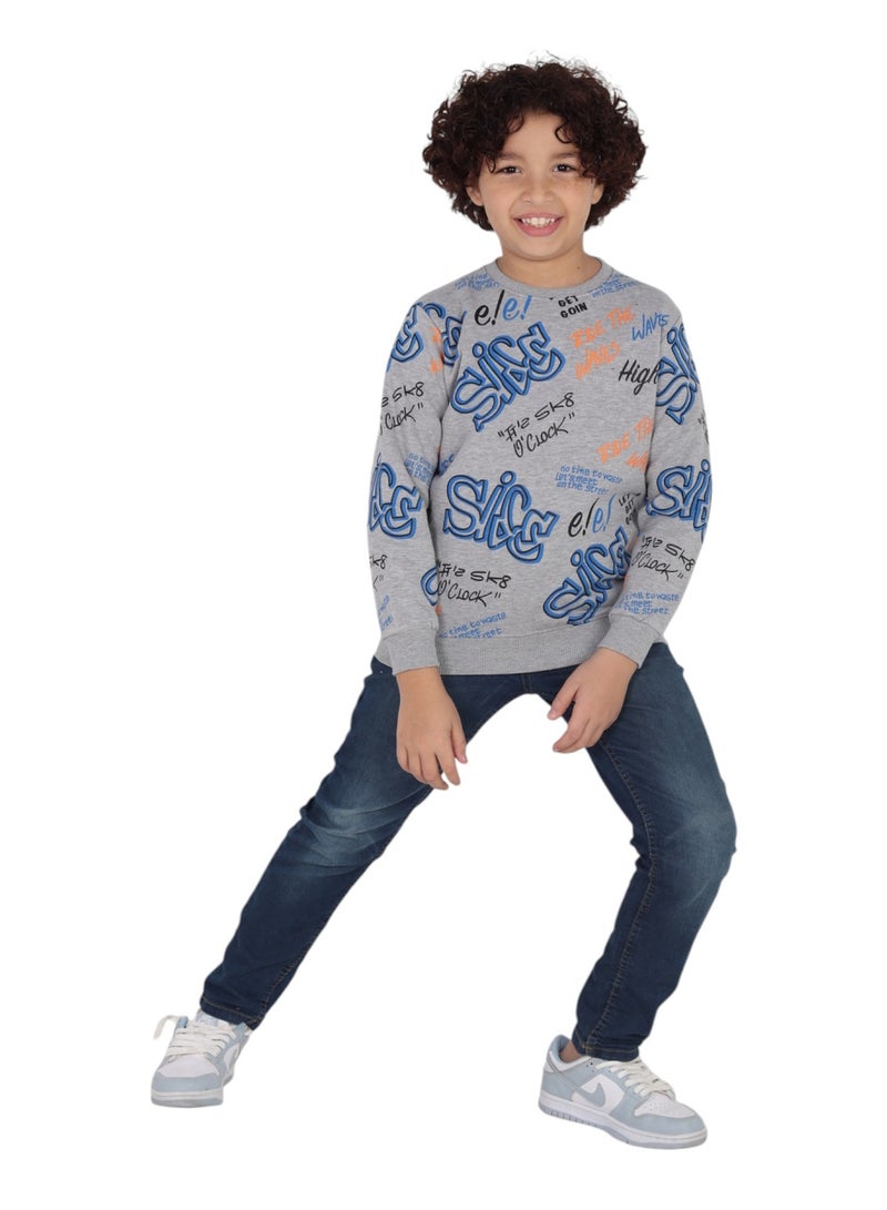 تشويس سويتشيرت شتوي O Clock للأطفال – خامة ميلتون الفاخرة لدفء وراحة لا مثيل لها كود 176 - Image 4