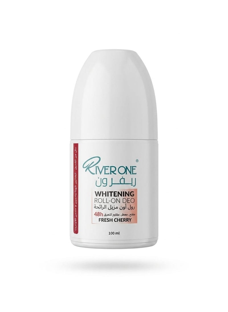 Deodorant with a refreshing cherry scent that lasts up to 48 hours