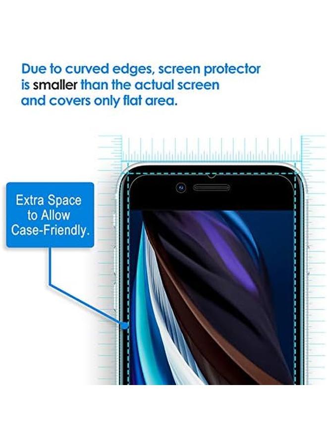 Jetech Screen Protector For Iphone Se 3 2 2022 2020 Edition 4.7 Inch Tempered Glass Film 3 Pack - Image 3