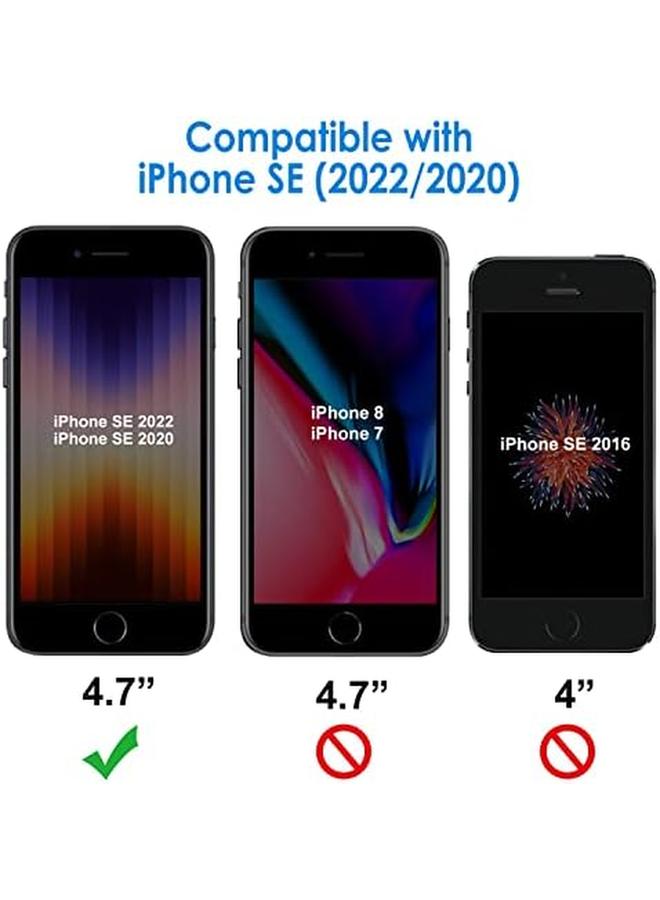 Jetech Screen Protector For Iphone Se 3 2 2022 2020 Edition 4.7 Inch Tempered Glass Film 3 Pack - Image 1
