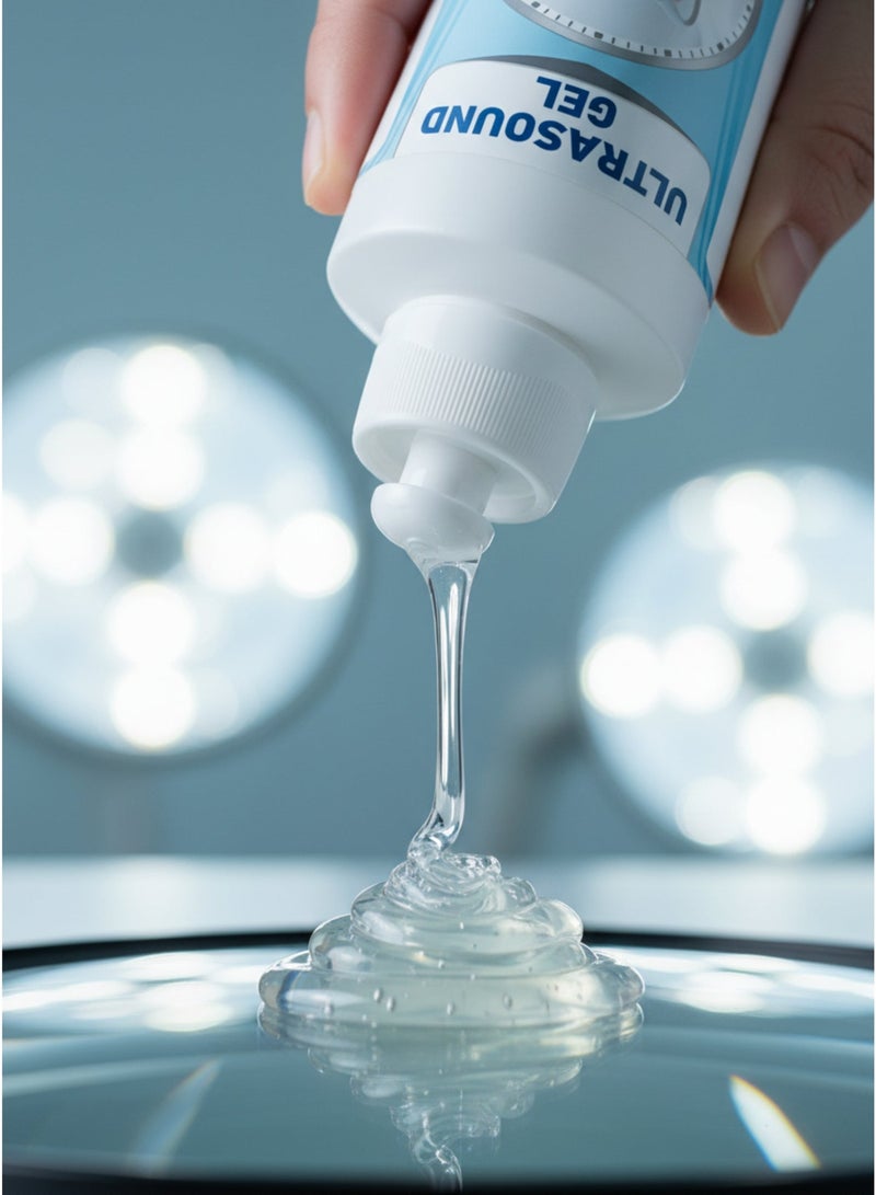 SPI Acoustic Wave Gel Bacteriostatic for Ultrasound and Doppler Machines and Monitors Tube 250 ml ( Colorless) pack of 2 - Image 3