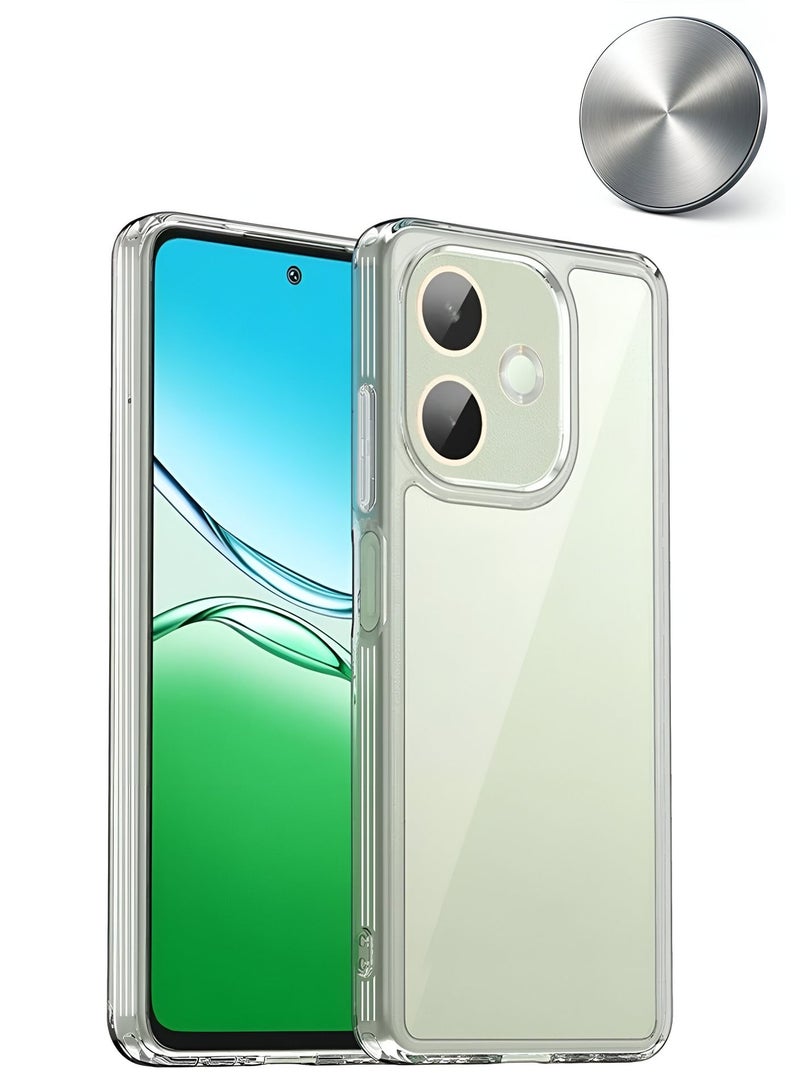 CHAPPELINE Oppo A5 Pro 5G 2025 AIRBAG CASE Series Premium Transparent Airbag Shockproof Anti-Yellowing with Free Iron Plate Case Cover - Clear - Image 1