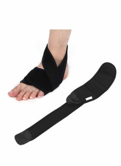 Foot Drop Orthotic Brace, Professional  Elastic Soft Foot Drop Brace for Foot Varus Valgus, Adjustable Drop Foot Support Brace (Left)