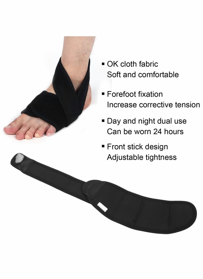 SYOSI - Foot Drop Orthotic Brace, Professional  Elastic Soft Foot Drop Brace for Foot Varus Valgus, Adjustable Drop Foot Support Brace (Left) - Image 1