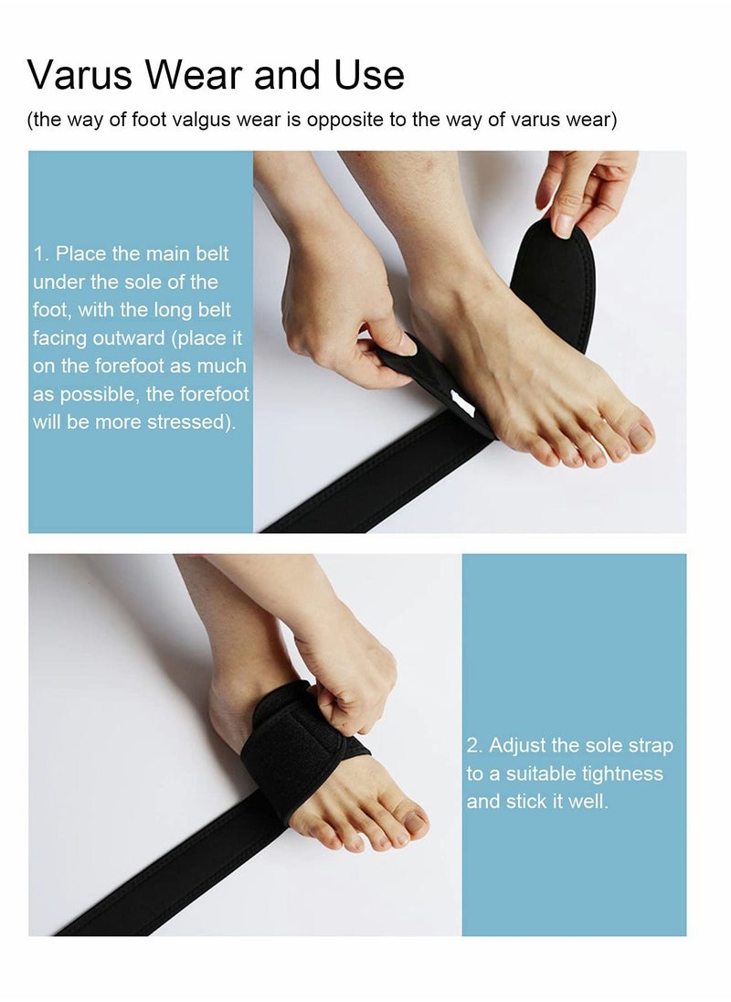 SYOSI - Foot Drop Orthotic Brace, Professional  Elastic Soft Foot Drop Brace for Foot Varus Valgus, Adjustable Drop Foot Support Brace (Left) - Image 1