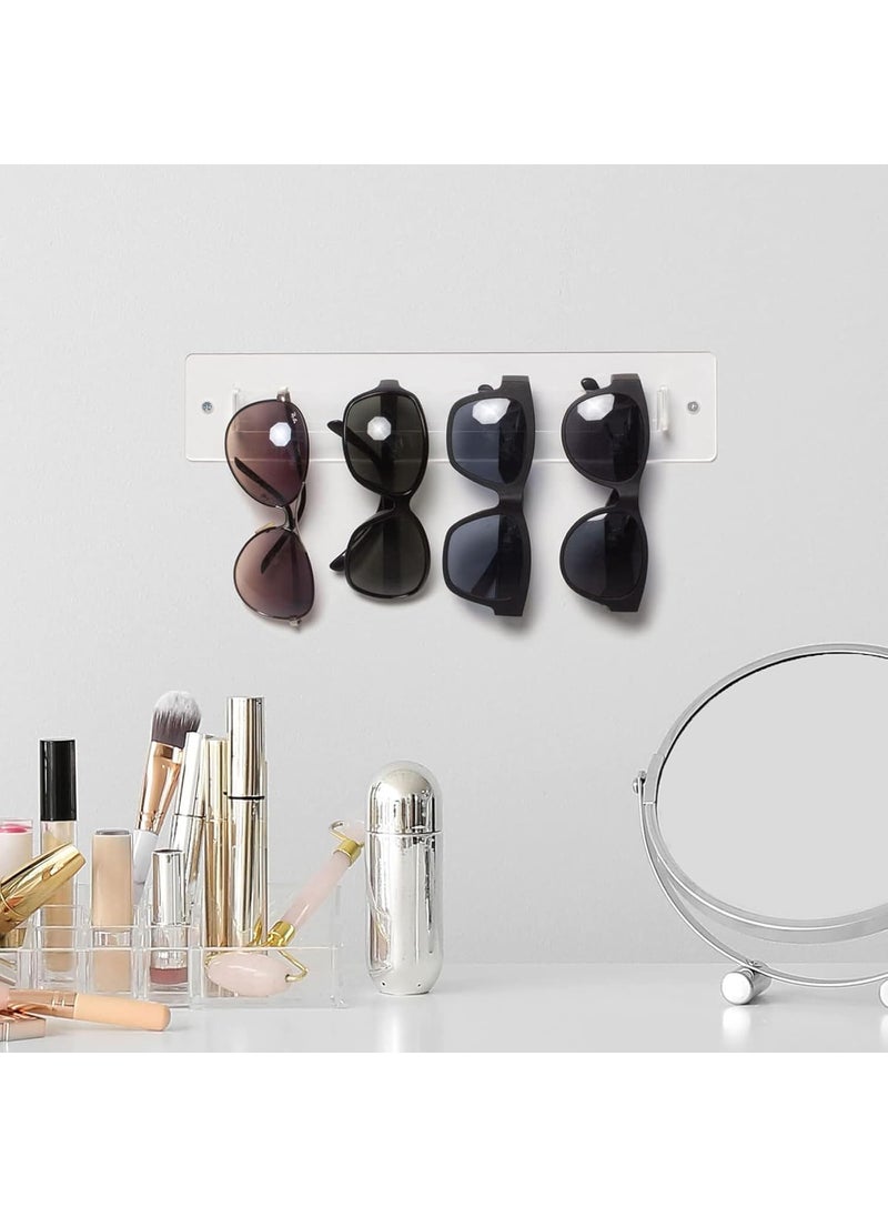 PARIKSHIT SUBLIMATION WITH DEVICE OF PS Parikshit Sublimation Acrylic Sunglasses Wall Mounted Holder Organizer goggles Eyeglasses Display Hanger Rack Stand for Shop Home Wall singal hole pack of 1pc  - Image 4