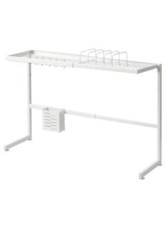 Zaboon Dish drainer, white/extendable  - Image 1