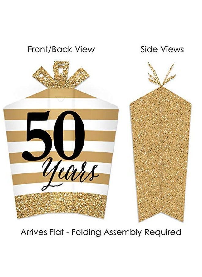 Big Dot of Happiness We Still Do 50Th Wedding Anniversary Table Decorations Anniversary Party Fold And Flare Centerpieces 10 Count  - Image 2