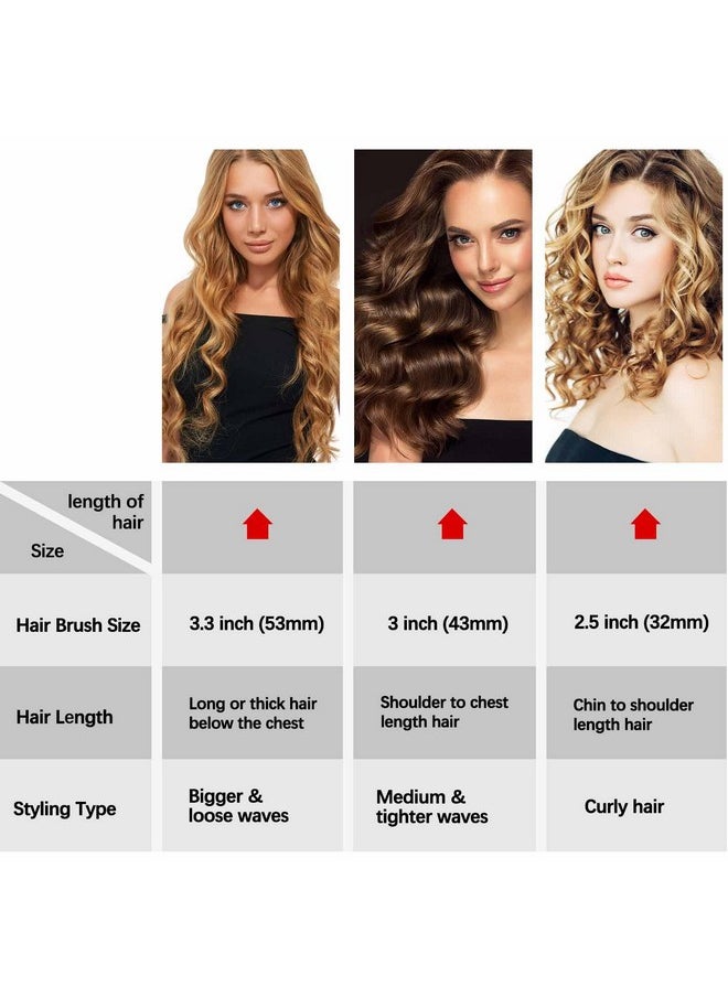 FIXBODY FIXBODY Hair Brush, Round Brush for Blow Drying, Curling, Styling, Nano Thermal Ceramic & Ionic Tech, Boar Bristle, 3.3 inch, 2 inch Barrel, for Women, Volume & Shine, Brown, Hair Brush for Thick Hair  - Image 4
