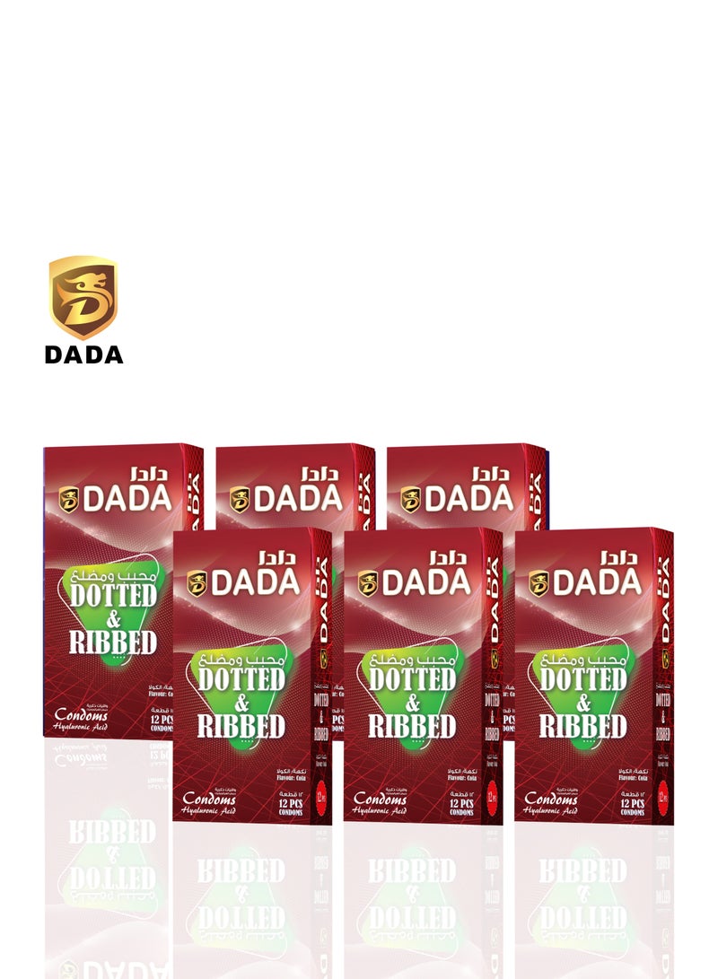 دادا Dada Condoms Dotted & Ribbed 12's - Image 4