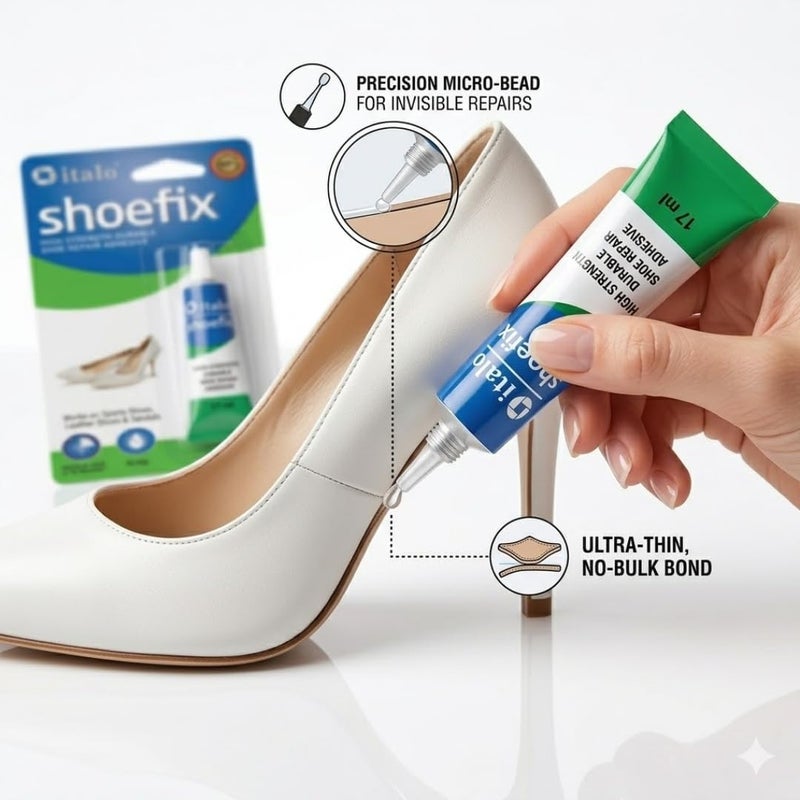 Italo Shoefix High Strength Durable Shoe Repair Adhesive Glue 17ml - Image 1