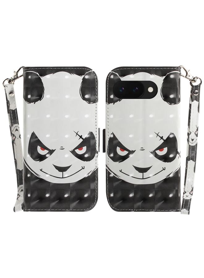 اس-توب جراب هاتف Google Pixel 9a ثلاثي الأبعاد ملون أفقي من الجلد - Image 1