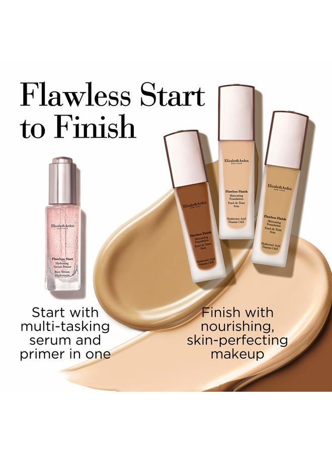 Elizabeth Arden Flawless Finish Skincaring Foundation with Hyaluronic Acid, Vitamin C & E, 200N (Light skin with neutral and subtle peach undertones), 1 fl. oz. - Image 4