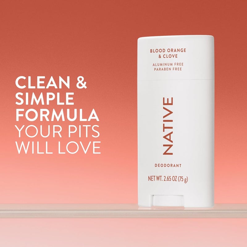 native Deodorant Blood Orange and Clove Paraben Aluminum Free 2.65 oz… - Image 2