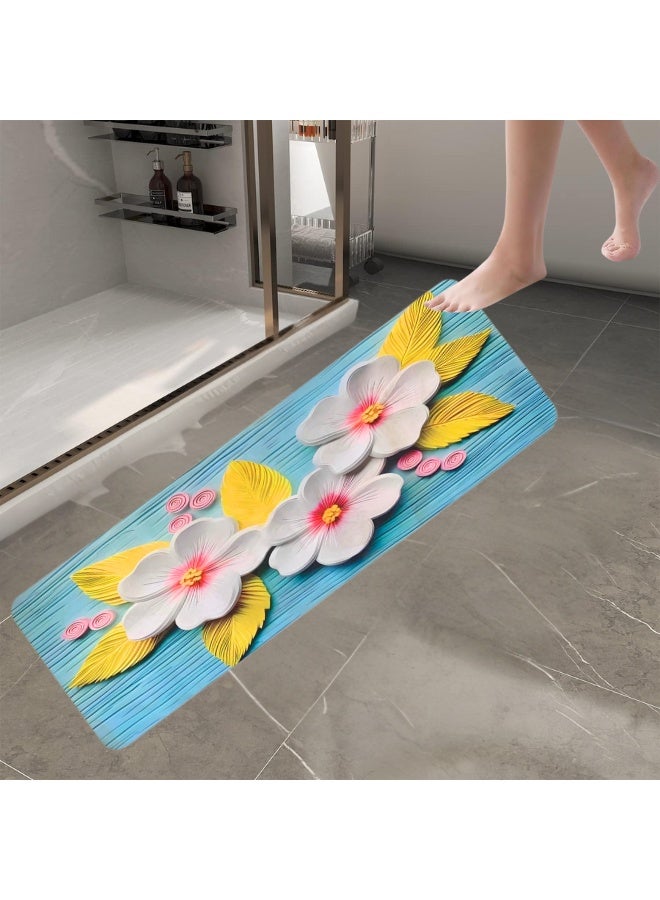 Sweet Bathroom Rugs 116x38cm, Extra Soft Absorbent Bath Rugs, Rubber Backing Quick Dry, Machine Washable Bath Mats for Bathroom Floor, Tub and Shower, Home Decor Accessories - Image 2