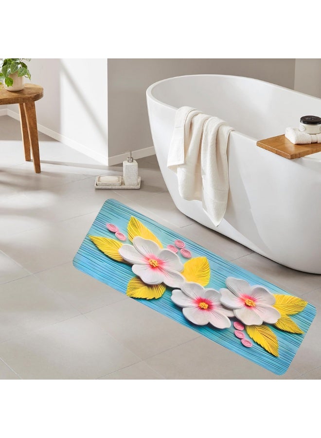 Sweet Bathroom Rugs 116x38cm, Extra Soft Absorbent Bath Rugs, Rubber Backing Quick Dry, Machine Washable Bath Mats for Bathroom Floor, Tub and Shower, Home Decor Accessories - Image 3