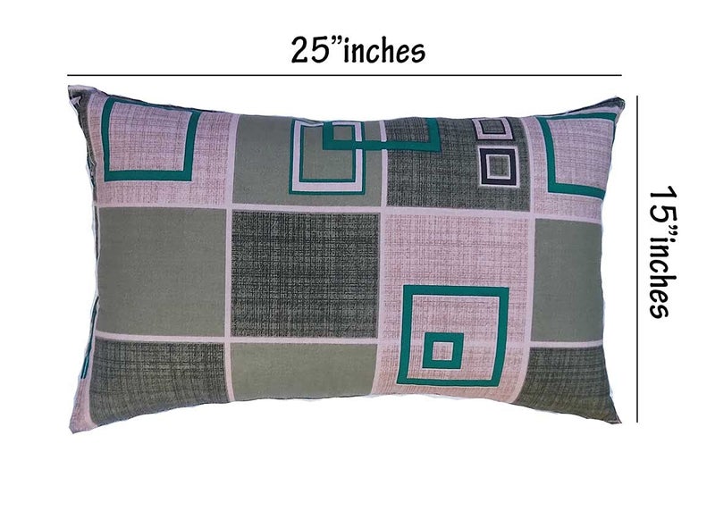 VG MattressOrganic Silk CottonkapokIlavam PanjuSemal Sleeping Pillows Size25 x 15 inches Pack of 2 - Image 2