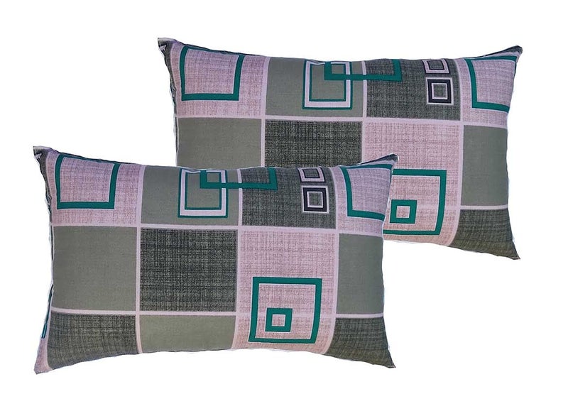 VG MattressOrganic Silk CottonkapokIlavam PanjuSemal Sleeping Pillows Size25 x 15 inches Pack of 2 - Image 1