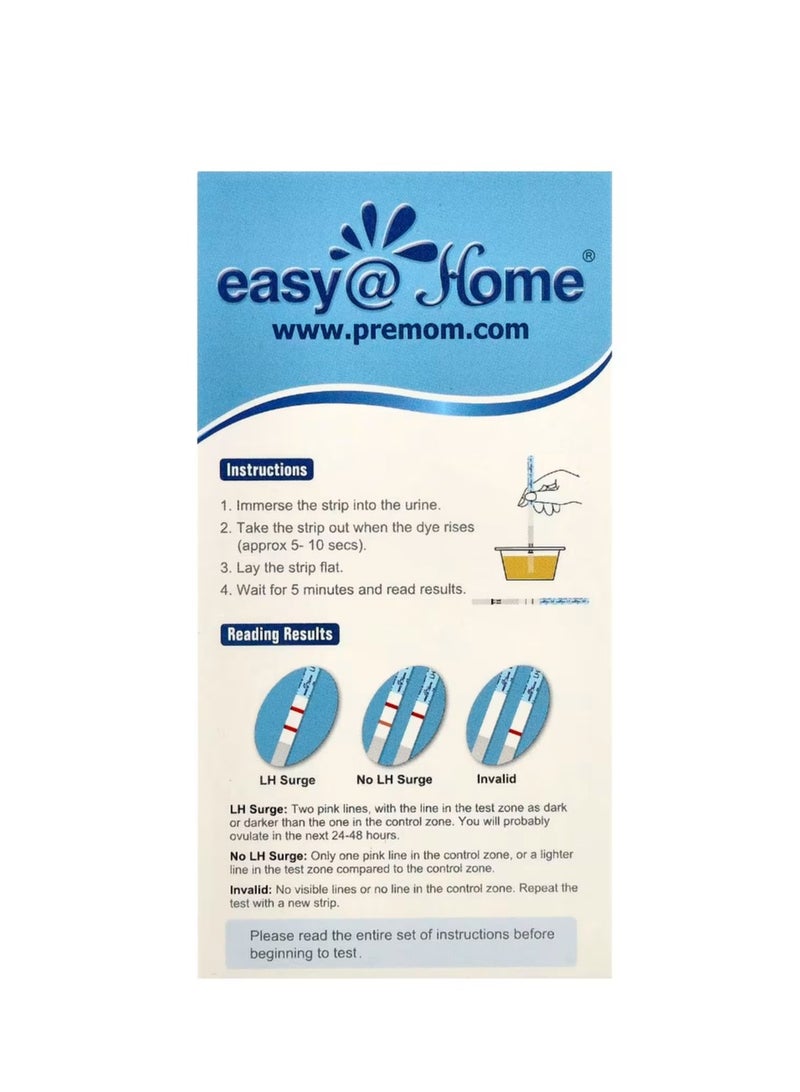 Easy@Home Ovulation Test 25 Tests  - Image 2