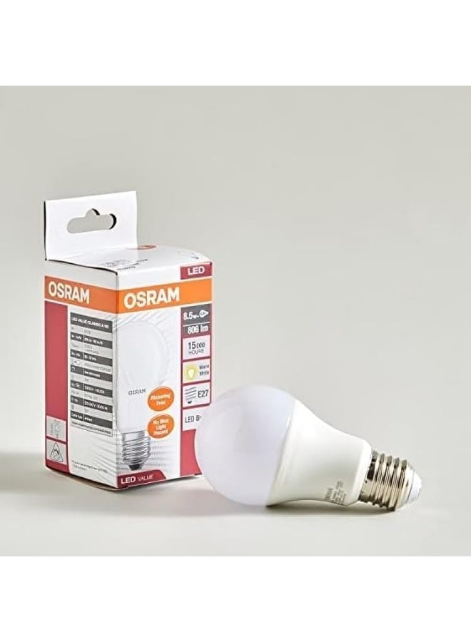Led مصباح أوسرام LED - E27 8.5 واط ضوء أبيض دافئ مجموعة 2 قطعة حزمة ترويجية - Image 2