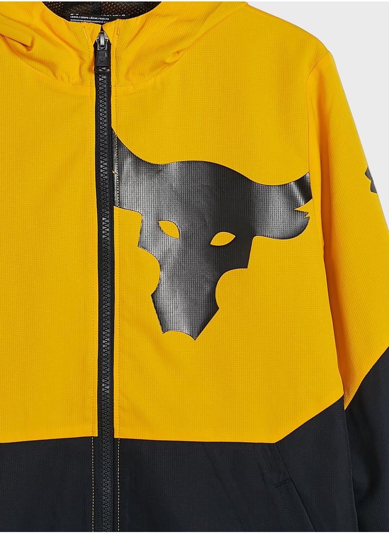 UNDER ARMOUR - Youth Project Rock Legacy Track Jacket - Image 1