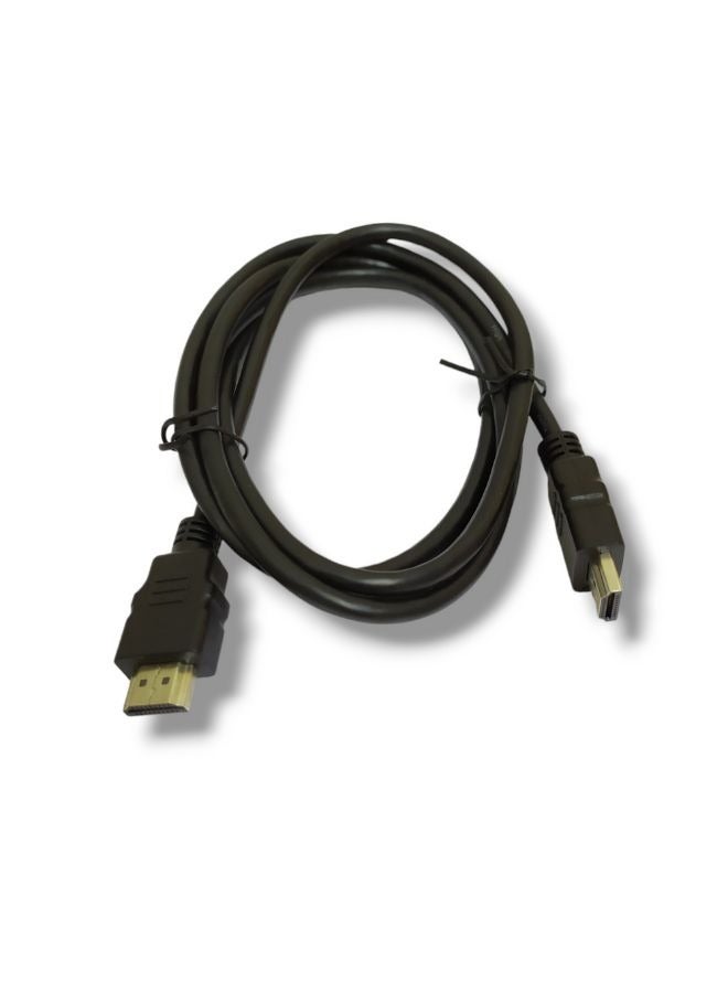 HDMI to HDMI cable, 1.5 meters long, black  - Image 2
