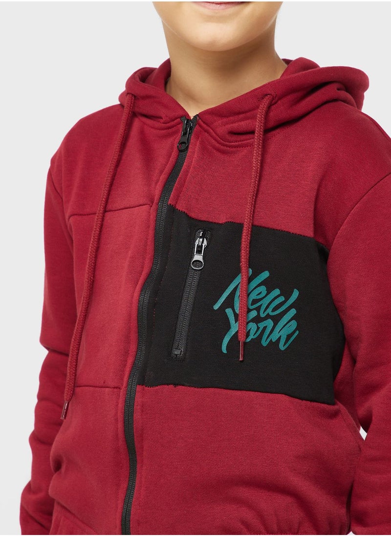 Pinata - Cut & Sew Hoodie For Boys - Image 1