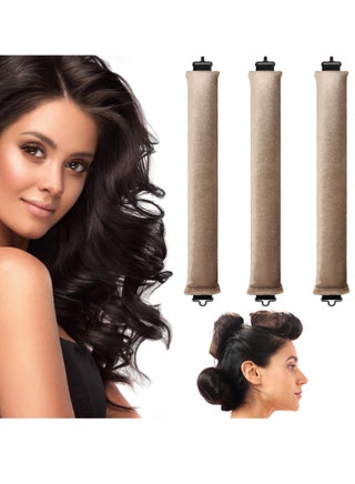 Heatless Hair Curler, Flexi Rods with Hook, Heatless Curling Rod for All  Hair Types, No Heat Curlers to Sleep In, Overnight Heatless Curls for  Blowout