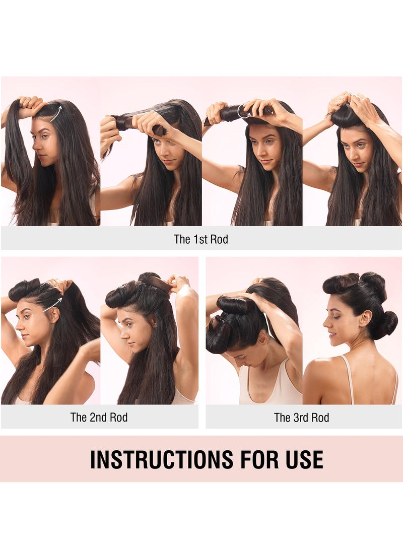 SYOSI - Heatless Hair Curler, Flexi Rods with Hook, Heatless Curling Rod for All Hair Types, No Heat Curlers to Sleep In, Overnight Heatless Curls for Blowout Hair - Image 1