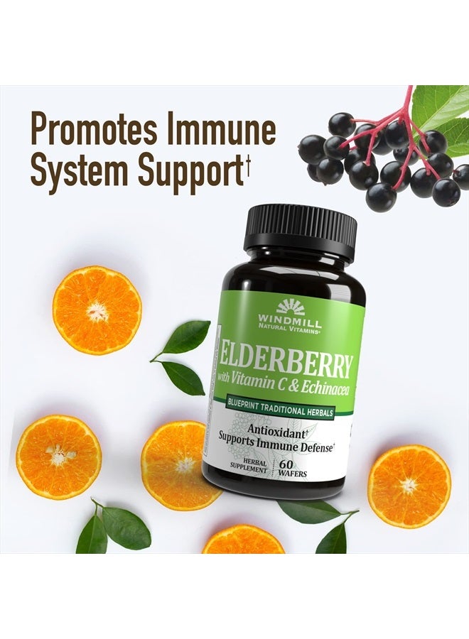 WINDMILL Elderberry with Vitamin C & Echinacea Capsules 60 Ea - Image 3
