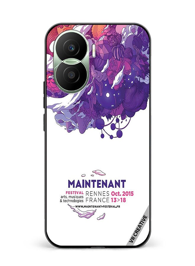 VR CREATIVE Protective Case Cover For Honor Play7T Pro Maintenant Festival Modern Event Design Multicolour - Image 1