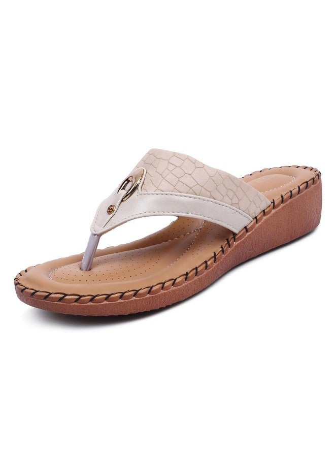 Trase شبشب دكتور أورثو المريح خفيف الوزن للنساء من TRASE (كريمي، مقاس 6 المملكة المتحدة) - Image 1