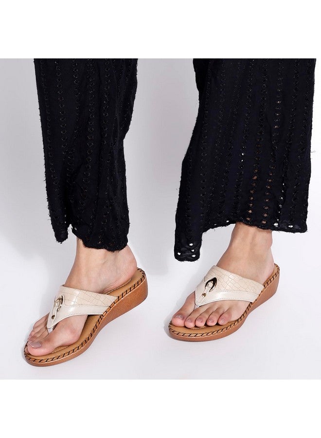 Trase شبشب دكتور أورثو المريح خفيف الوزن للنساء من TRASE (كريمي، مقاس 6 المملكة المتحدة) - Image 3