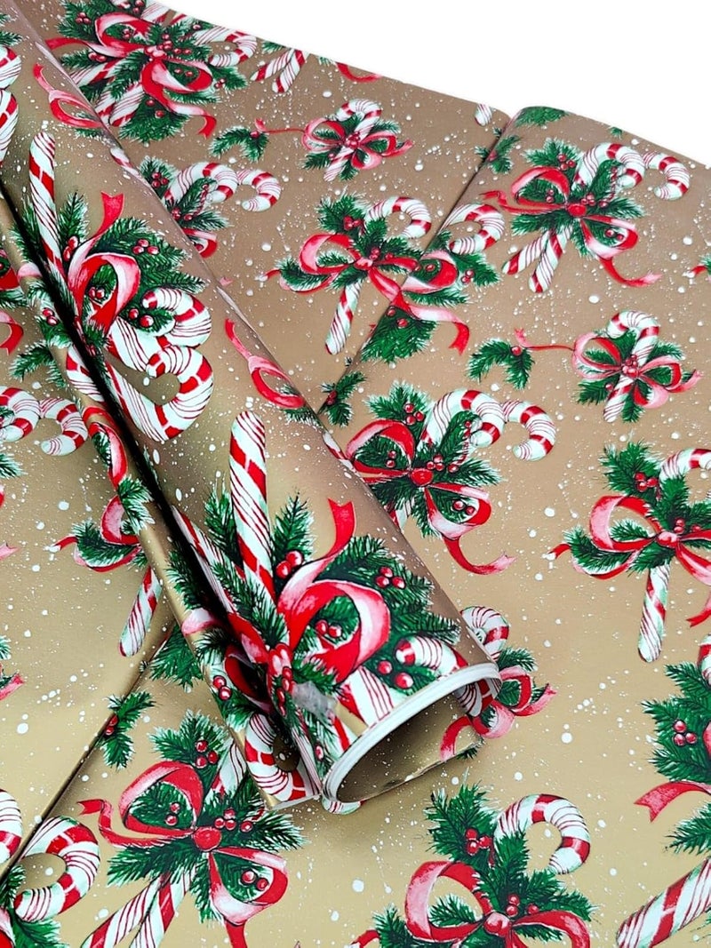 AMANVANI AMANVANI Wrapping Paper For Gift Packing Rapping Sheet For Girls Christmas Theme Wrapping Paper Roll 5 pcs Gift Rapping Paper Decoration Paper Notebook Cover Santa Claus Wrapping Sheet Red