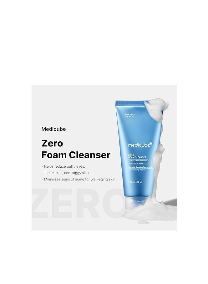 medicube Zero Foam Cleanser for Sensitive Skin - Sebum Control Moisture Balance and Pore Minimization - Image 2