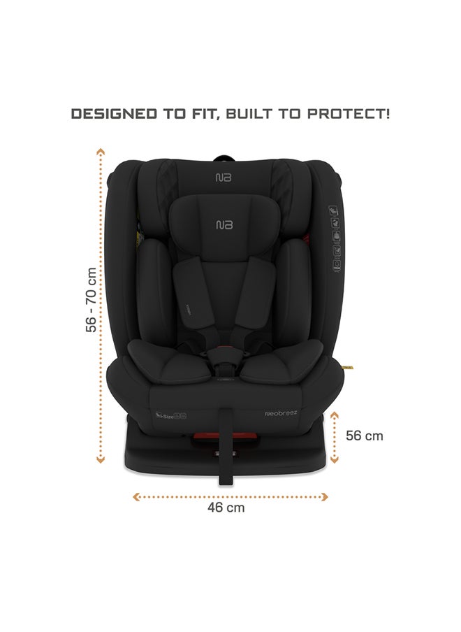 neobreez I-Eroca All-In-One Convertible Baby Infant Toddler Child Car Seat, Latest I-Size Ecer129,  Recline & Adjustable, Memory Foam,  Injection Mold, Forward & Rear Facing,  Group 0/1/2/3 0-36 Kg, 0-12Years  - Image 4