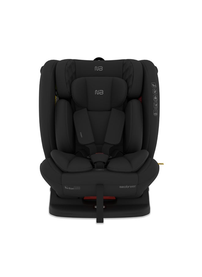 neobreez I-Eroca All-In-One Convertible Baby Infant Toddler Child Car Seat, Latest I-Size Ecer129,  Recline & Adjustable, Memory Foam,  Injection Mold, Forward & Rear Facing,  Group 0/1/2/3 0-36 Kg, 0-12Years  - Image 1