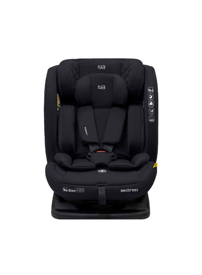 neobreez I-EROCA All-In-One Convertible Travel Baby Toddler Kids Child Boys Girls Car Seat, I-Size ECER129, Recline&Adjustable, Memory Foam, Injection Mold, Forward&Rear Facing, 0-36 Kg, 0-12Yrs, Group 0/1/2/3 - Image 1