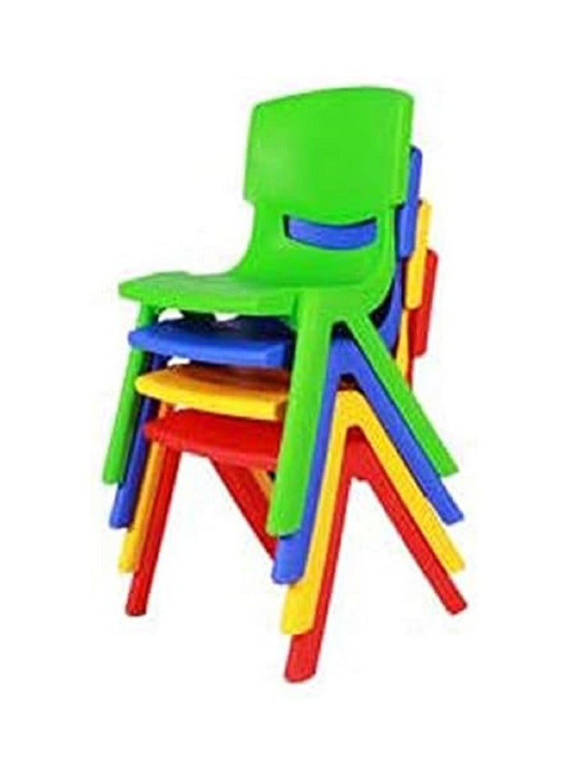 RBWTOYS RBW Toys Kids Chairs durable Plastic Stacking Chair For indoor & outdoor Use Height 28cm ( RED ) Chair for kids. - Image 4