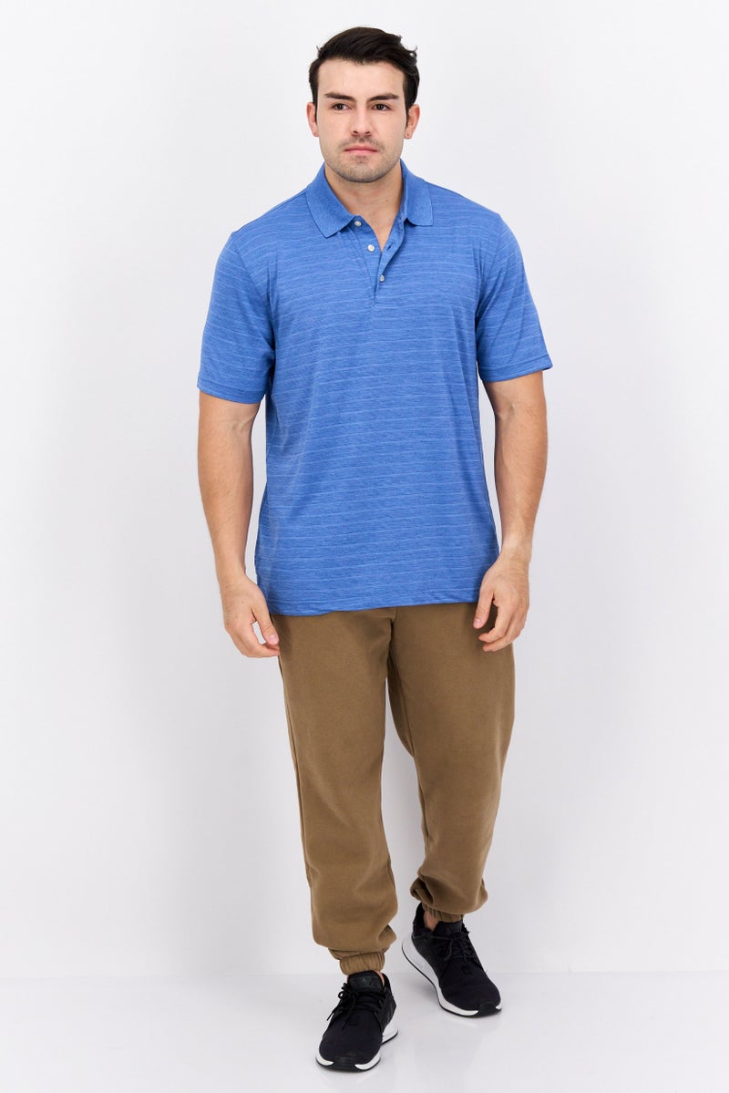 Greg Norman Men Sportswear Fit Short Sleeves Training Polo, Blue - Image 4