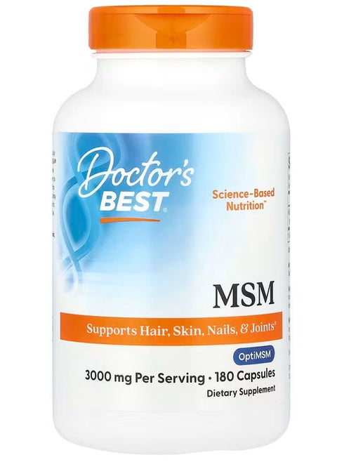 MSM with OptiMSM 3,000 mg 180 Capsules