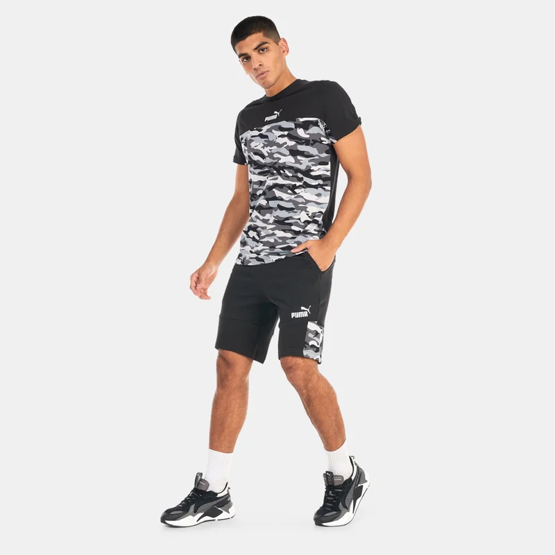 PUMA Men's Essentials Block Camo Shorts