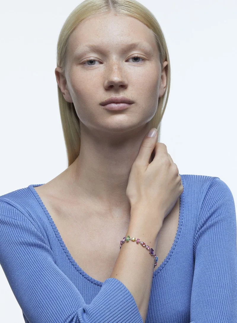 SWAROVSKI Gema Rhodium Plated Beaded Bracelet