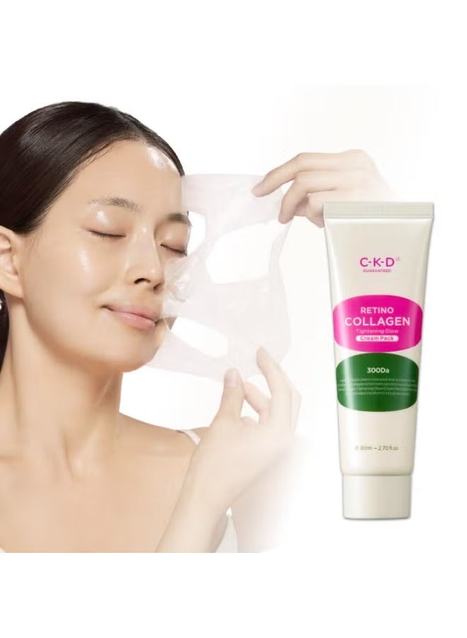 CKD Retino Collagen Peel Off Face Mask - Wrapping Overnight Facial Mask for Tightening, Firming, Skin Elasticity. Reduce Sagging & Wrinkles for Anti-Aging. Korean Skin Care. 2.7 fl oz - Image 1