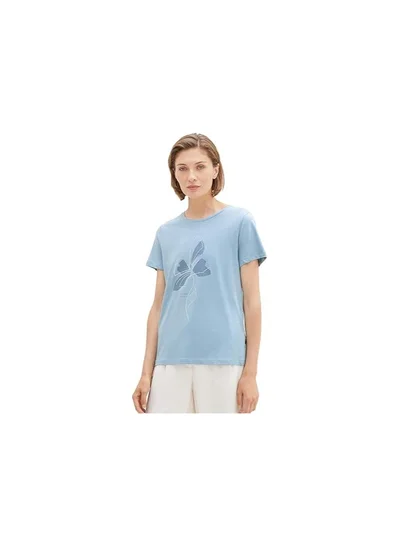 TOM TAILOR Graphic Crew Neck T-Shirt