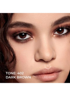 LAMEL 402 The Brow Bar Eyebrow Palette Dark Brown Long Lasting & Natural Finish Nourishing &Softening Easily Blennds & Dualended Applicator Eyebrow Palette For Women 4.5G  - Image 2