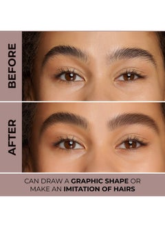 LAMEL 402 The Brow Bar Eyebrow Palette Dark Brown Long Lasting & Natural Finish Nourishing &Softening Easily Blennds & Dualended Applicator Eyebrow Palette For Women 4.5G  - Image 4