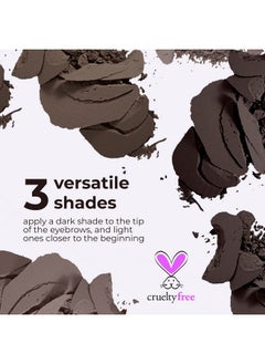 LAMEL 402 The Brow Bar Eyebrow Palette Dark Brown Long Lasting & Natural Finish Nourishing &Softening Easily Blennds & Dualended Applicator Eyebrow Palette For Women 4.5G  - Image 5