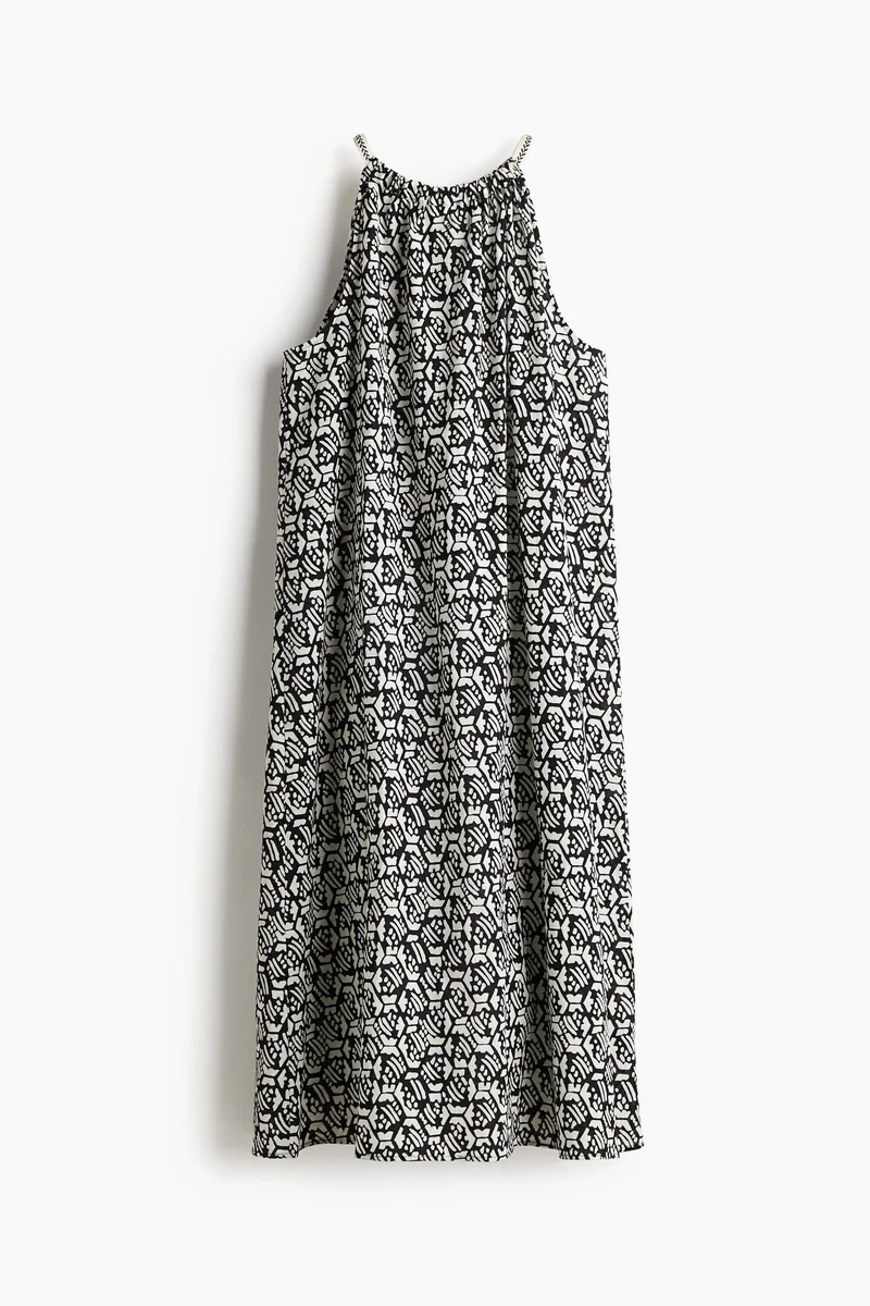 H&M Printed Halterneck Dress